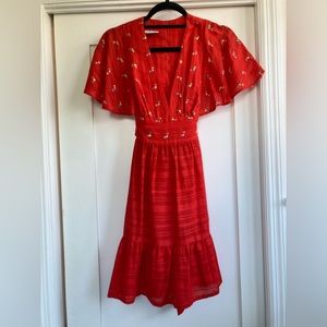 Vintage red sundress size 0